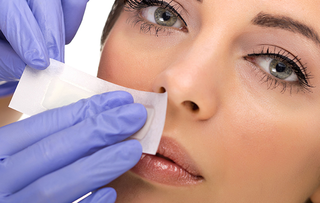 Lip waxing