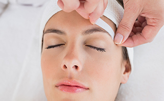 Eyebrow waxing